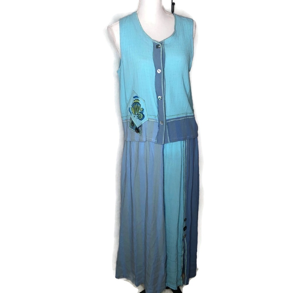 Faith skirt and matching top. Boho style. Size L